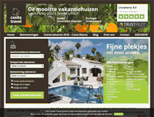 Tablet Screenshot of casitatravel.nl